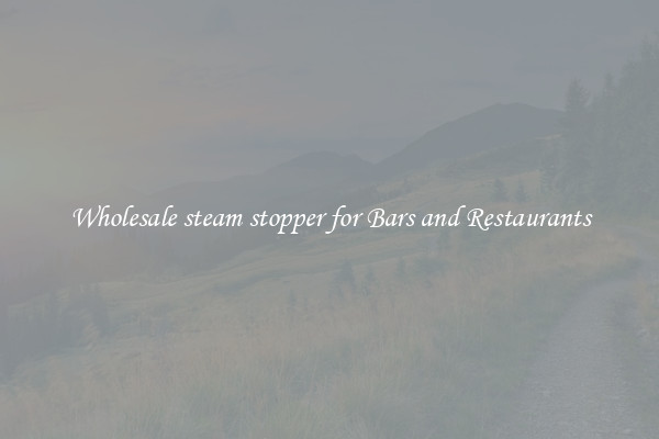 Wholesale steam stopper for Bars and Restaurants