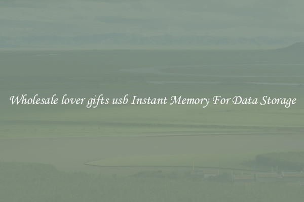 Wholesale lover gifts usb Instant Memory For Data Storage