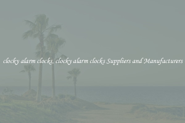 clocky alarm clocks, clocky alarm clocks Suppliers and Manufacturers