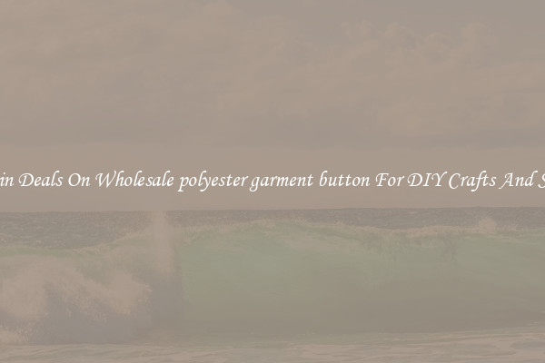 Bargain Deals On Wholesale polyester garment button For DIY Crafts And Sewing