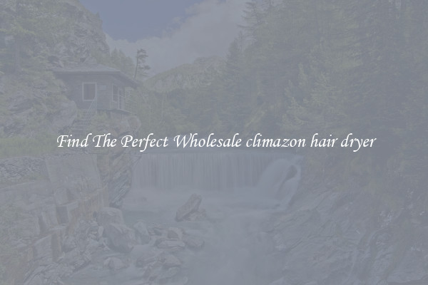 Find The Perfect Wholesale climazon hair dryer