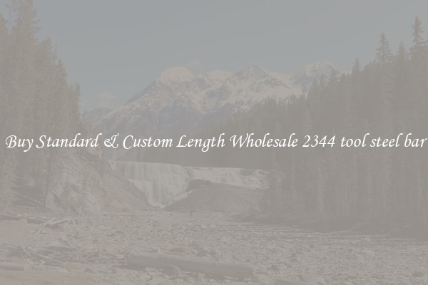 Buy Standard & Custom Length Wholesale 2344 tool steel bar