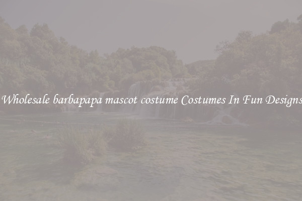 Wholesale barbapapa mascot costume Costumes In Fun Designs